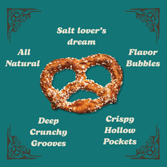 Unique Snacks Extra Salt Splits Pretzels crispy bite with bold salt kick