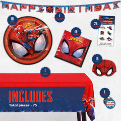 Unique Spiderman banner enhances the party decor and photo-worthy moments