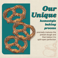 Unique Snacks Original Splits Pretzels OU Kosher bag with certification visible