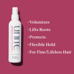 UNITE BOOSTA demonstrates texture application for moveable, natural-looking hair.