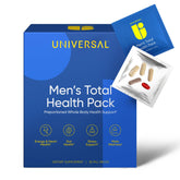 Universal U men's total health packets for on-the-go daily wellness and energy.