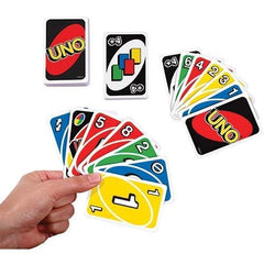 Cards spread for fast gameplay, UNO two-pack supports quick rounds and creative rule variations