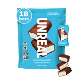 UNREAL dark chocolate coconut bars value bag—perfect for on-the-go snacking.