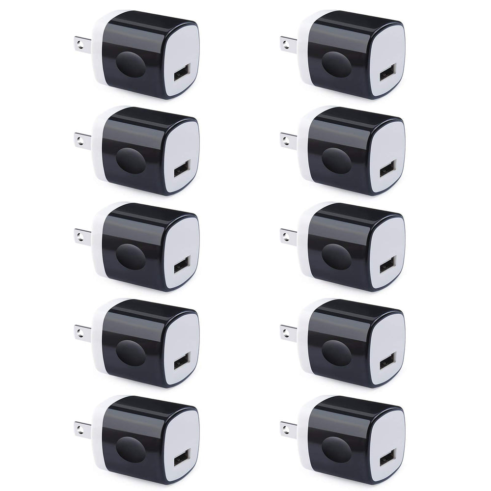 UorMe 10-pack wall adapter packshot highlighting compact travel-ready design.