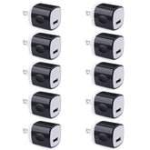 UorMe 10-pack wall adapter packshot highlighting compact travel-ready design.
