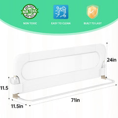 UPGOGO bed rail with reinforced anchor system for stability.