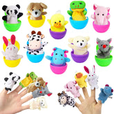 UPINLOOK Easter egg with animal finger puppet inside for imaginative play