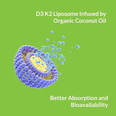 UpNourish organic coconut oil liposomal base shown for better absorption