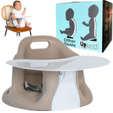 Upseat floor seat with soft foam for comfortable, learning-to-sit time