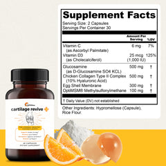 UpWellness Cartilage Revive capsules for steady joint nourishment