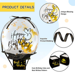 Gift box and tissue paper included for a polished birthday reveal.