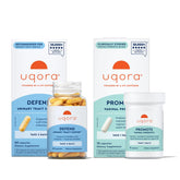 Uqora Defend biofilm cleanse capsule visual for bladder support and urinary wellness.