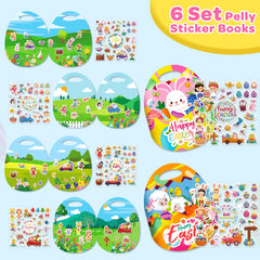 Uranus&No.1 Puffy Easter stickers spark colorful scene creation.