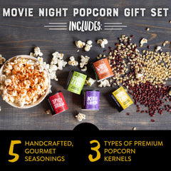 Urban Accents Movie Night Set with five seasonings inspires bold flavor ideas