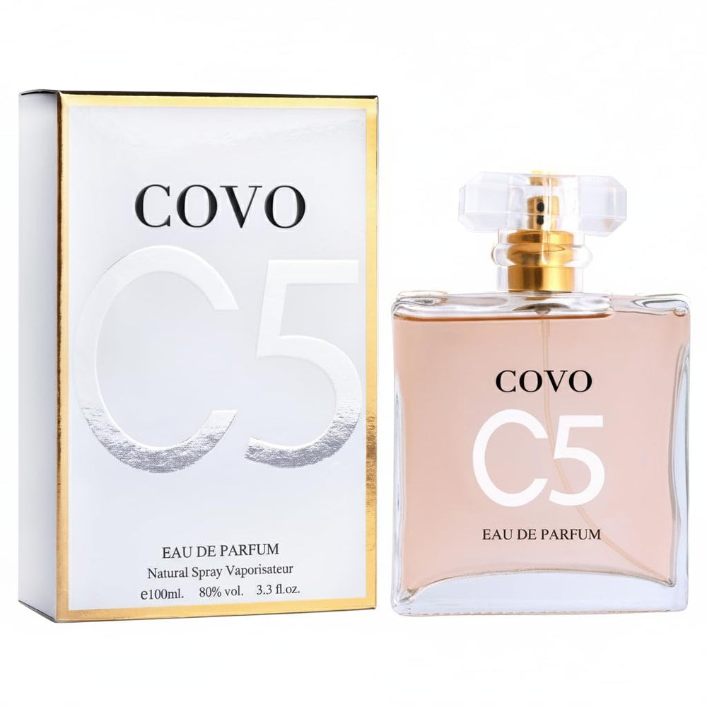 URBAN COLLECTION Covo C5 bottle front, sleek design for daily wear and confident moments.