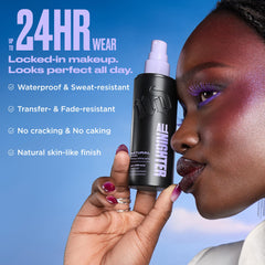 URBAN DECAY All Nighter 24-hour wear spray close-up, helps makeup stay vibrant through the day.