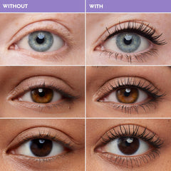 Urban Decay Perversion Mascara applied lashes close-up for dramatic volume and length