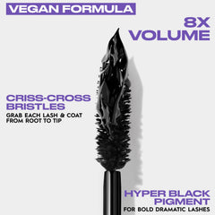 Urban Decay Perversion Mascara ultra-black pigment on lashes for bold look