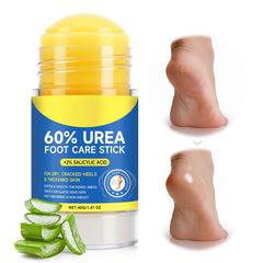 Urea Foot Care Stick targets heel cracks for precise crack relief.