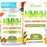 Ursinquil Sublingual NMNH 500mg bottle front for NAD support and aging wellness