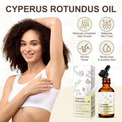 Uruses Cyperus Rotundus Oil application scene demonstrates skin hydration.
