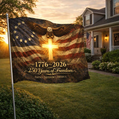 US 250 Flag 3x5 outdoor flag crafted from premium 3-ply polyester.
