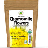 US Wellness Naturals Chamomile flowers bulk for aromatic, fresh-brewed tea.