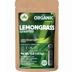 US Wellness Naturals Lemongrass Tea bulk pack for long-term freshness.