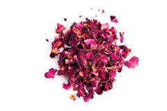 Bath time with US Wellness Naturals petals for relaxing, rosy aromatherapy