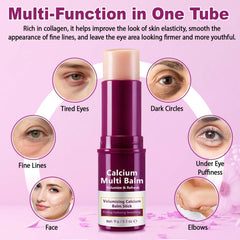 USBSREGARDS Calcium Multi Balm Stick targets the eye area for refreshed appearance.
