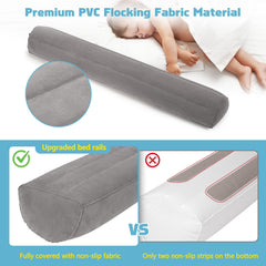 USHMA rail fits under the sheet for stable, quiet nights.