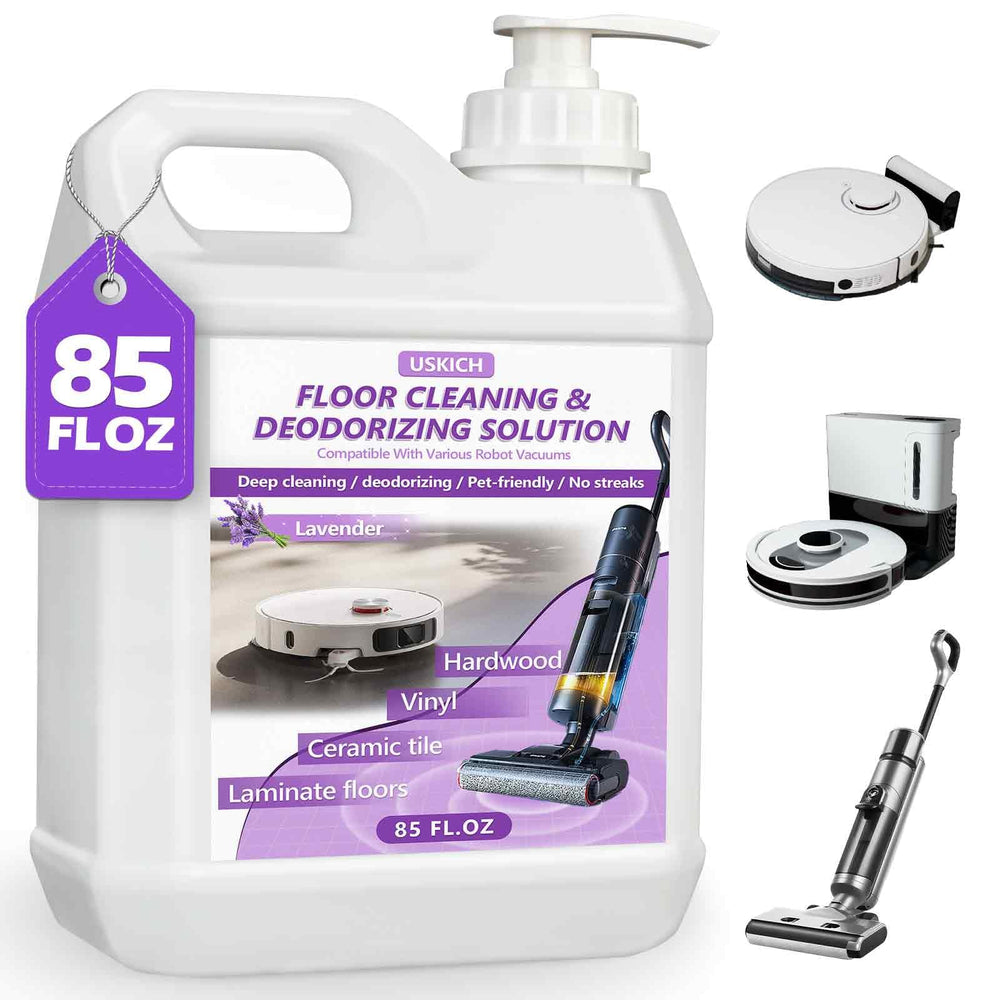 USKICH floor cleaning solution 85oz bottle for deep cleaning floors