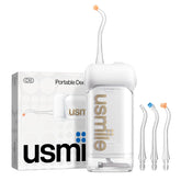 usmile C10 portable water flosser in compact design for travel-ready cleaning