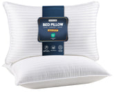 Utopia Bedding bed pillows queen-set white close-up for restful sleep