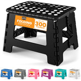 Utopia Home folding step stool with handle extends reach to high cabinets.