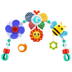 UTOPLIKEY baby arch attached to stroller with bright visuals for early engagement