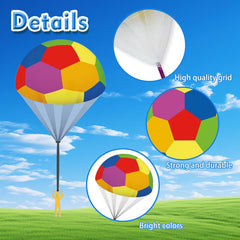 utosday Parachute Toy camouflage pattern for imaginative play in the yard