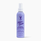 V&Co Wave Babe pink salt spray bottle for beachy, touchable waves.