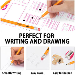 V-Opitos pencil with pink eraser at the top for easy corrections.