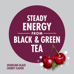 V8 +ENERGY lightly carbonated can, crisp and refreshing.