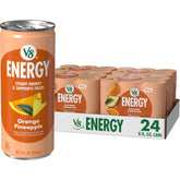 V8 Energy Orange Pineapple can front view for a refreshing energy boost