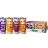 V8 +Energy Peach Mango can, fruity flavor with a plant-powered caffeine boost.