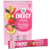 V8 Energy Strawberry Lemonade packets ready for on-the-go refreshment.