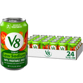 V8 Low Sodium Original 100% Vegetable Juice 24-pack can pack for on-the-go nutrition