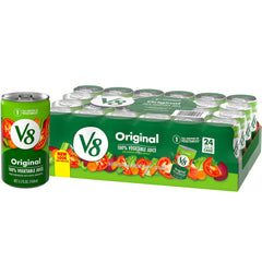 V8 Original 5-5oz can 24-pack for convenient veggie intake