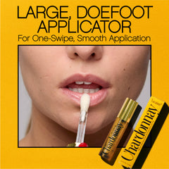 Vacation Chardonnay Lip Oil SPF 30 hydration emphasizes plump, moisturized lips