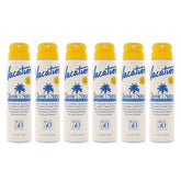 Vacation Mini Classic Sunscreen Spray front view highlights compact travel size for on-the-go protection.