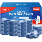 Vacplus box of toilet cleaner tablets for easy maintenance.
