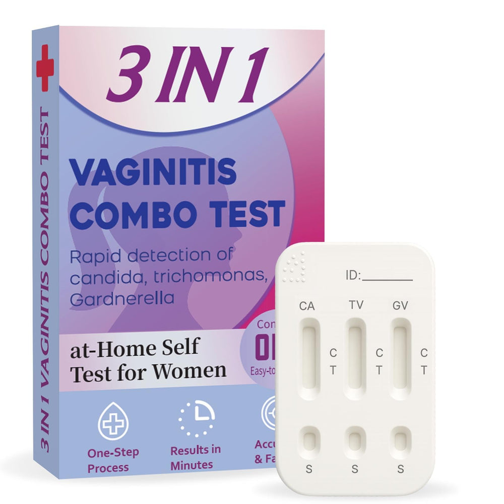 Vaginitis Test Kit cassette for at-home screening with quick results.