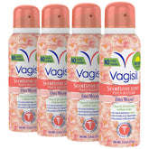 Vagisil Scentsitive Scents peach blossom can for fast refreshing on the go.